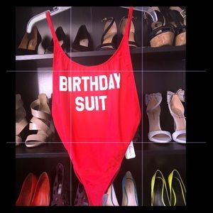 Birthday Suit One-Piece Bathing Suit